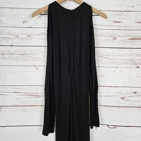Victoria Beckham | Long Sleeve Cold Shoulder Black Jersey Dress NWT - Picture 9 of 11